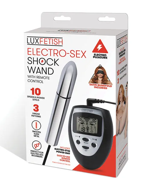 Female Sex Toys Electric Eel Lux Fetish Electro Sex Shock Wand Wremote