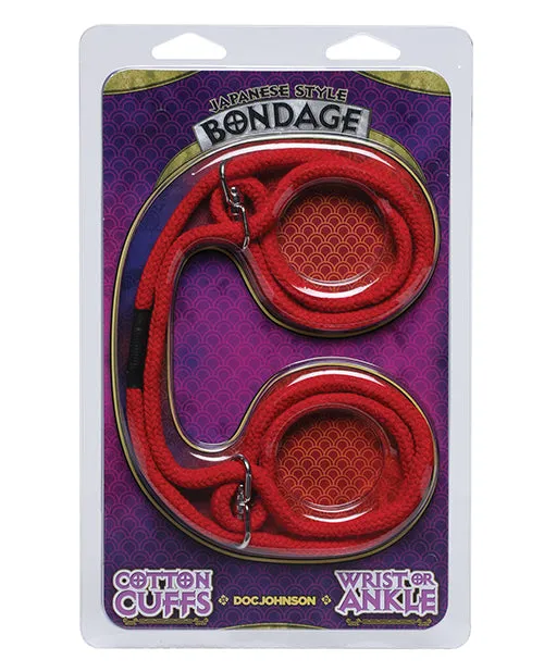 Japanese Style Bondage Wrist Or Ankle Cotton Rope Doc Johnson Couples