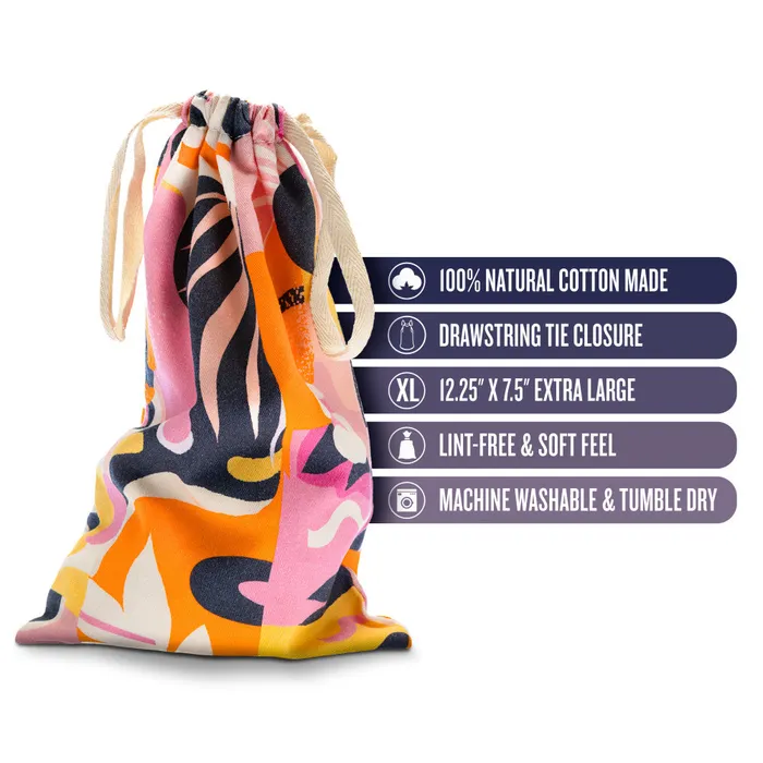 Blush Vibrators The Collection By Blush Cotton Toy Bag Burst