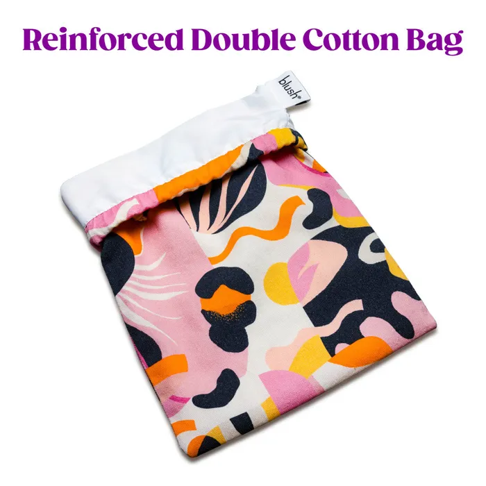 Blush Vibrators The Collection By Blush Cotton Toy Bag Burst