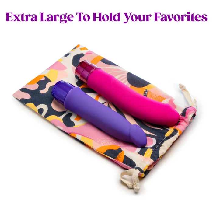 Blush Vibrators The Collection By Blush Cotton Toy Bag Burst
