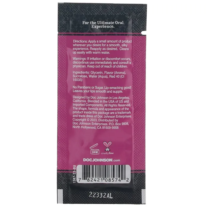 Female Sex Toys GoodHead Warming Oral Delight Gel 24oz in Watermelon Doc Johnson
