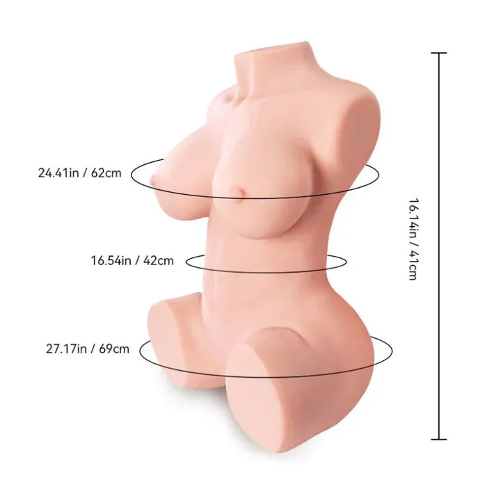 Male Sex Toys Tantaly US In Stock 41cm1ft4 143LB Half Body Sex doll Scarlett