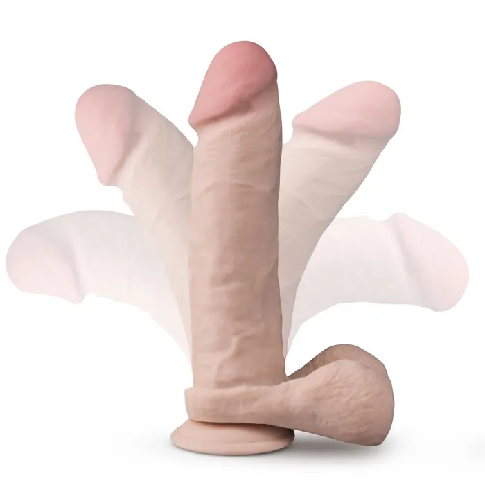 Dildos Blush Novelties Dr Skin Plus 9 Inch Thick Posable Dildo With Balls 