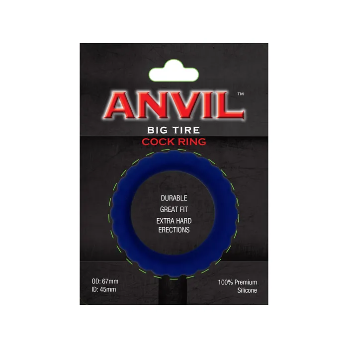 Castle Megastore Male Sex Toys Anvil Big Blue Tire Ring