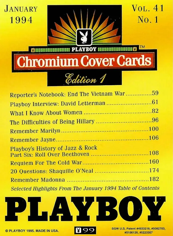 Couples Playboy Chromium Cover Edition 1 99 Greenthunderbirds Cards