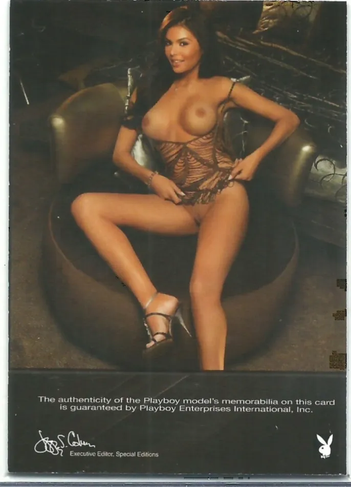 Dans Cards Male Sex Toys Playboy Voluptuous Vixens Tishara Lee Cousino Platinum Foil Memorabilia Card