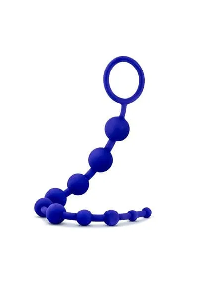 Blush Blush Luxe Indigo Silicone 10 Beads Anal
