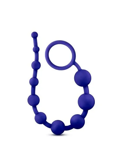 Blush Blush Luxe Indigo Silicone 10 Beads Anal