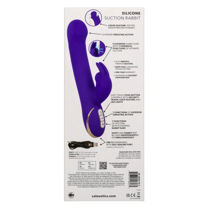 Female Sex Toys Calexotics Jack Rabbit Signature Silicone Suction Rabbit