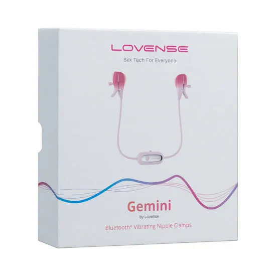 Gemini Vibrating Nipple Clamps Lovense Female Sex Toys