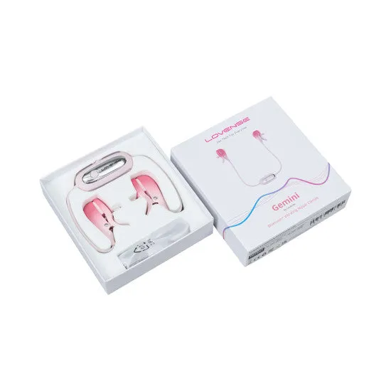 Gemini Vibrating Nipple Clamps Lovense Female Sex Toys