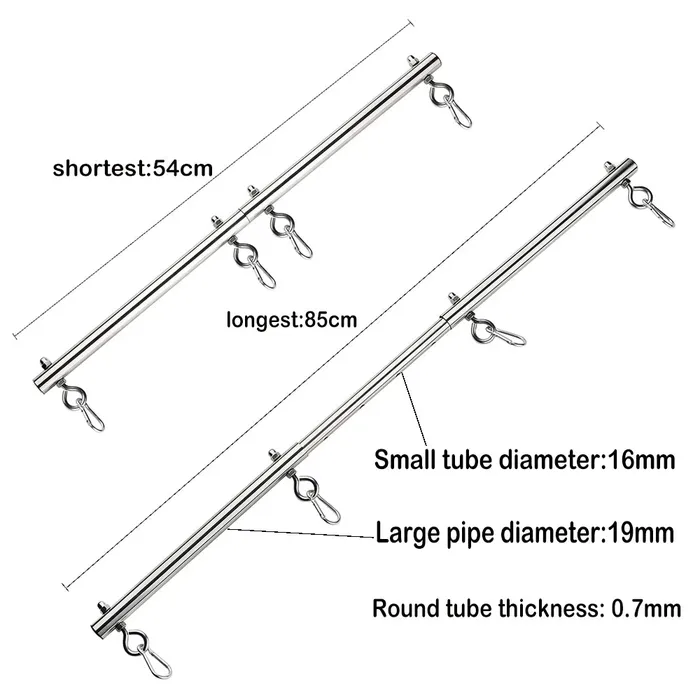 Vibrators Romulus 50 Shades of Pleasure Adjustable Spreader Bar Detachable Cuffs Versatile BDSM Restraint Kink Toy Vibrators Romulus 50 Shades of Pleasure Adjustable Spreader Bar Detachable Cuffs Versatile BDSM Restraint Kink Toy