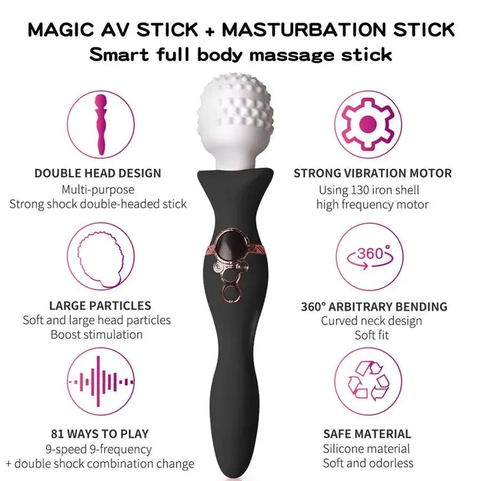 Female Sex Toys Xinghaoya Dual Head Luxury Vibrating Wand